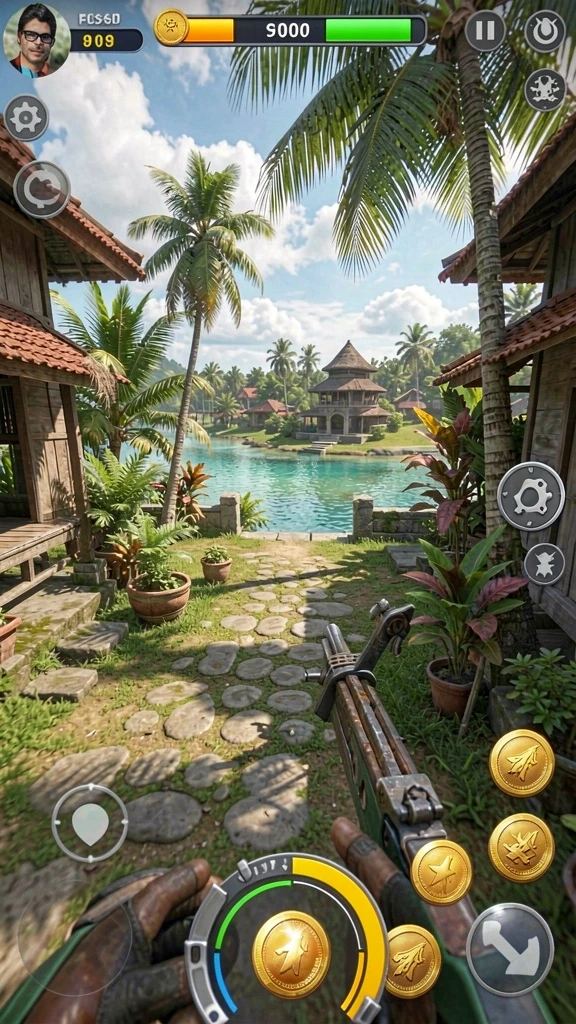 9zk - Tangkapan layar memperlihatkan fitur multiplayer yang seru.