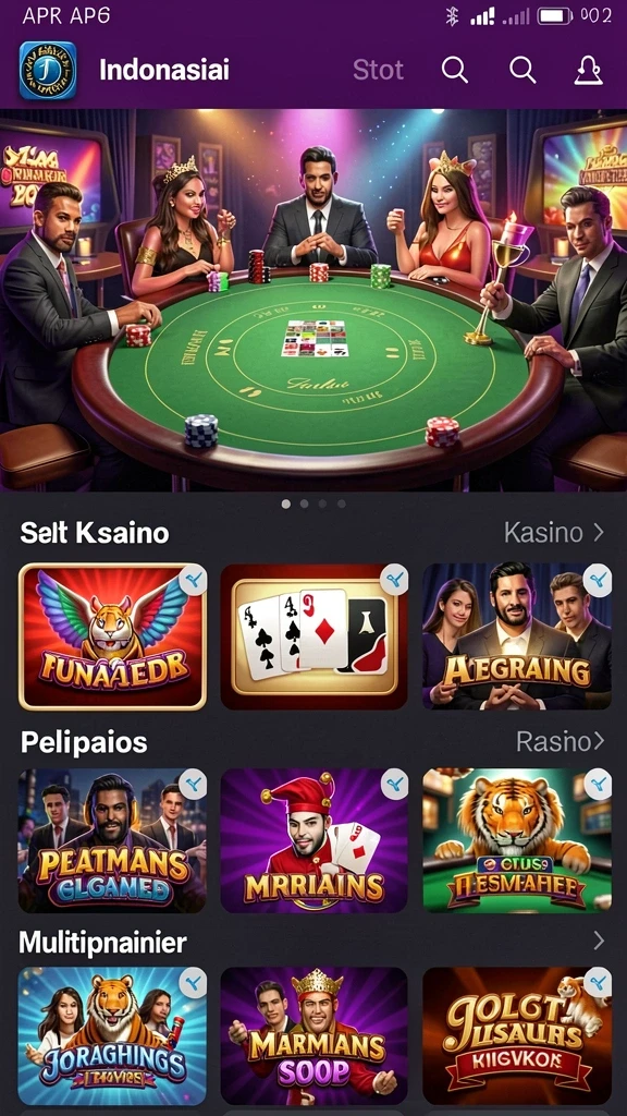 kerangwin - Screenshot menampilkan tampilan awal permainan KERANGWIN.