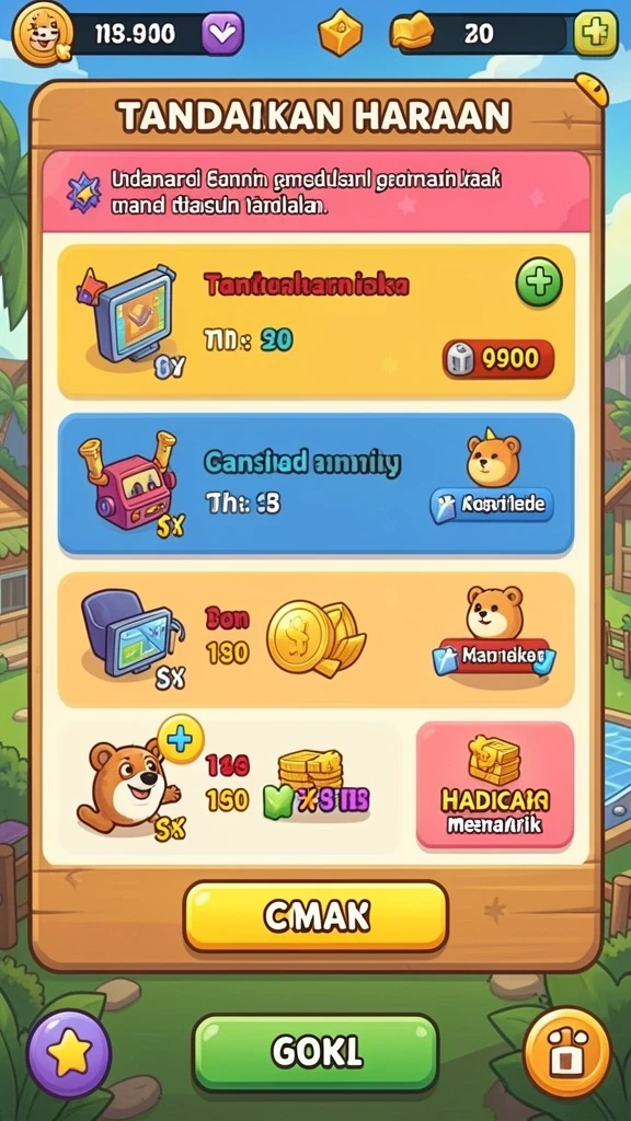 omtogel - Tampilan antarmuka yang menarik dan modern.
